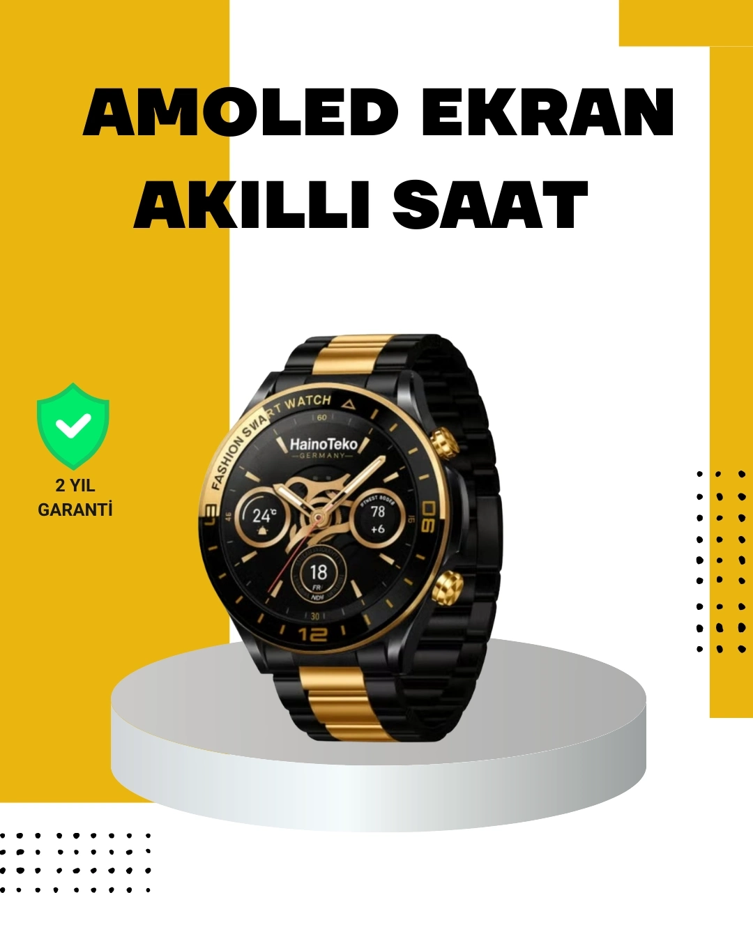 BUĞZ 3 Bileklikli Amoled Akıllı Saat Bluetooth Çağrı ve Sağlık Takipli