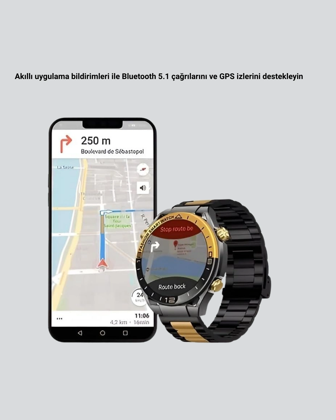 BUĞZ 3 Bileklikli Amoled Akıllı Saat Bluetooth Çağrı ve Sağlık Takipli