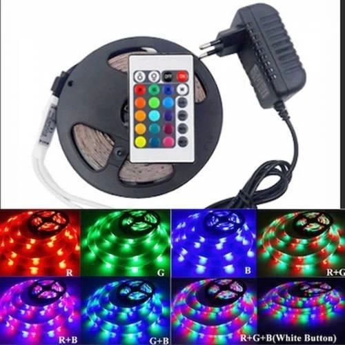 BUĞZ 3 Çipli Rgb İç Mekan Şerit Led 5 Metre