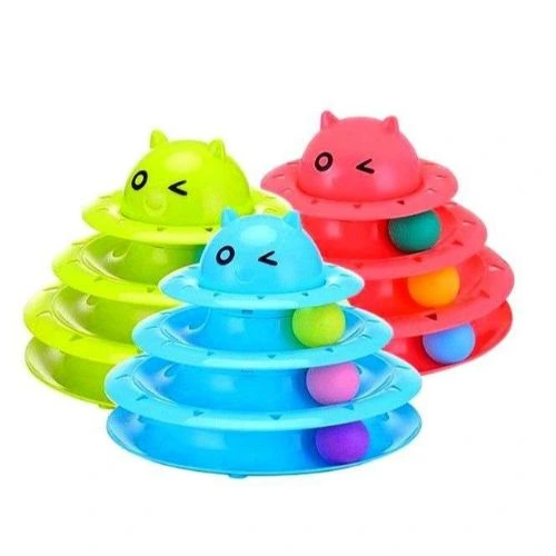 BUĞZ 3 KATLI KEDİ OYUNCAĞI TURNTABLE CAT TOY