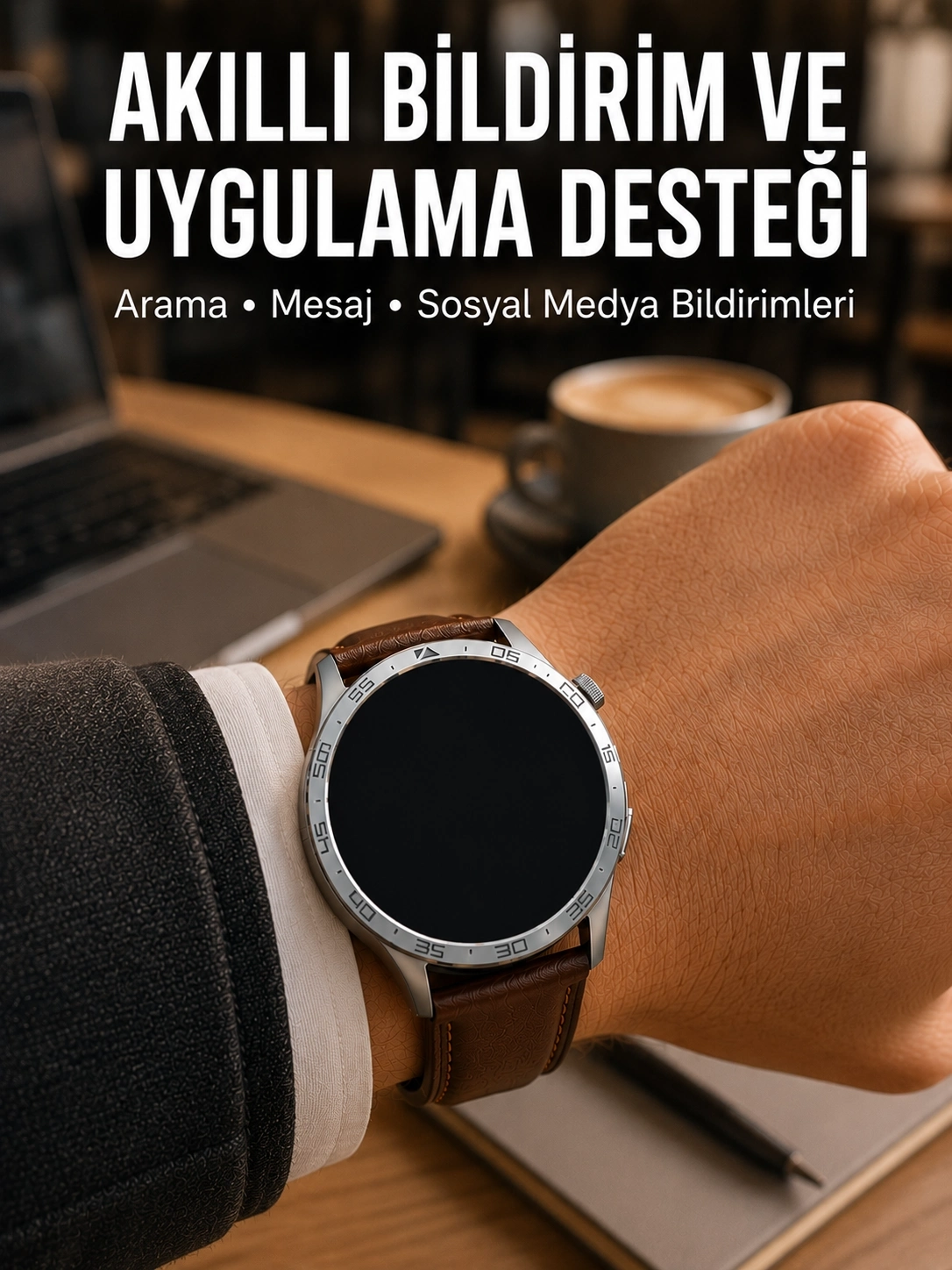 BUĞZ 3 Kordonlu Bluetooth Görüşme Özellikli Akıllı Saat Seti