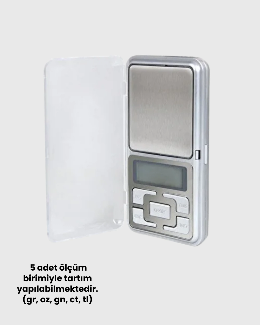 BUĞZ 300 Gr Hassas Cep Terazisi Mavi Işıklı LCD Ekranlı