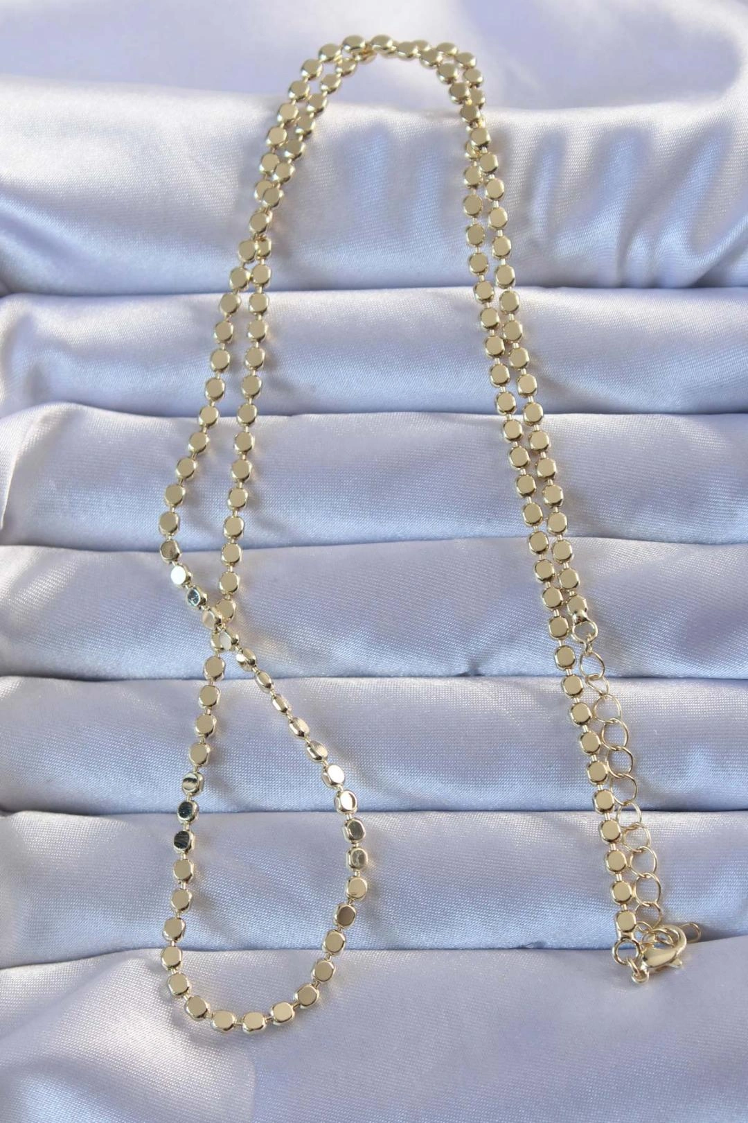 BUĞZ 316L ÇELİK GOLD RENK 60 CM PARÇALI EZME KOLYE - BUĞZ BUĞZ 316L ÇELİK GOLD RENK 60 CM PARÇALI EZME KOLYE - BUĞZ