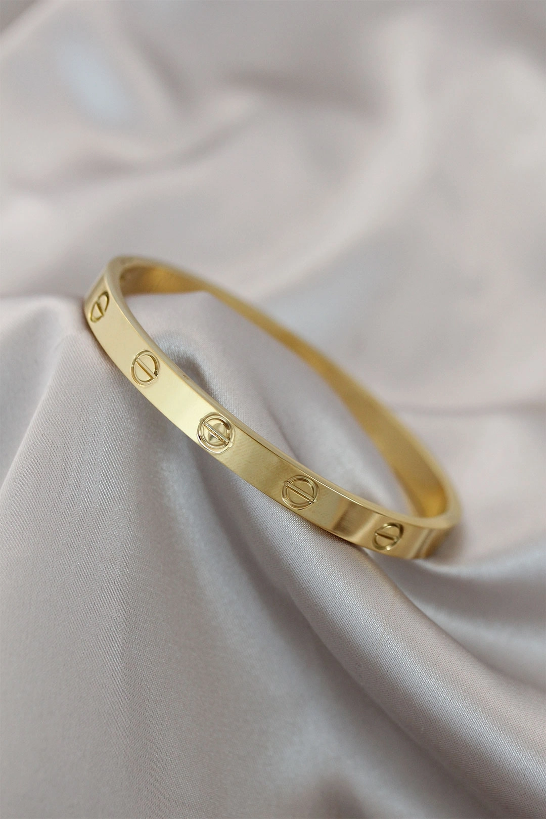 BUĞZ 316L Çelik Gold Renk Bileklik