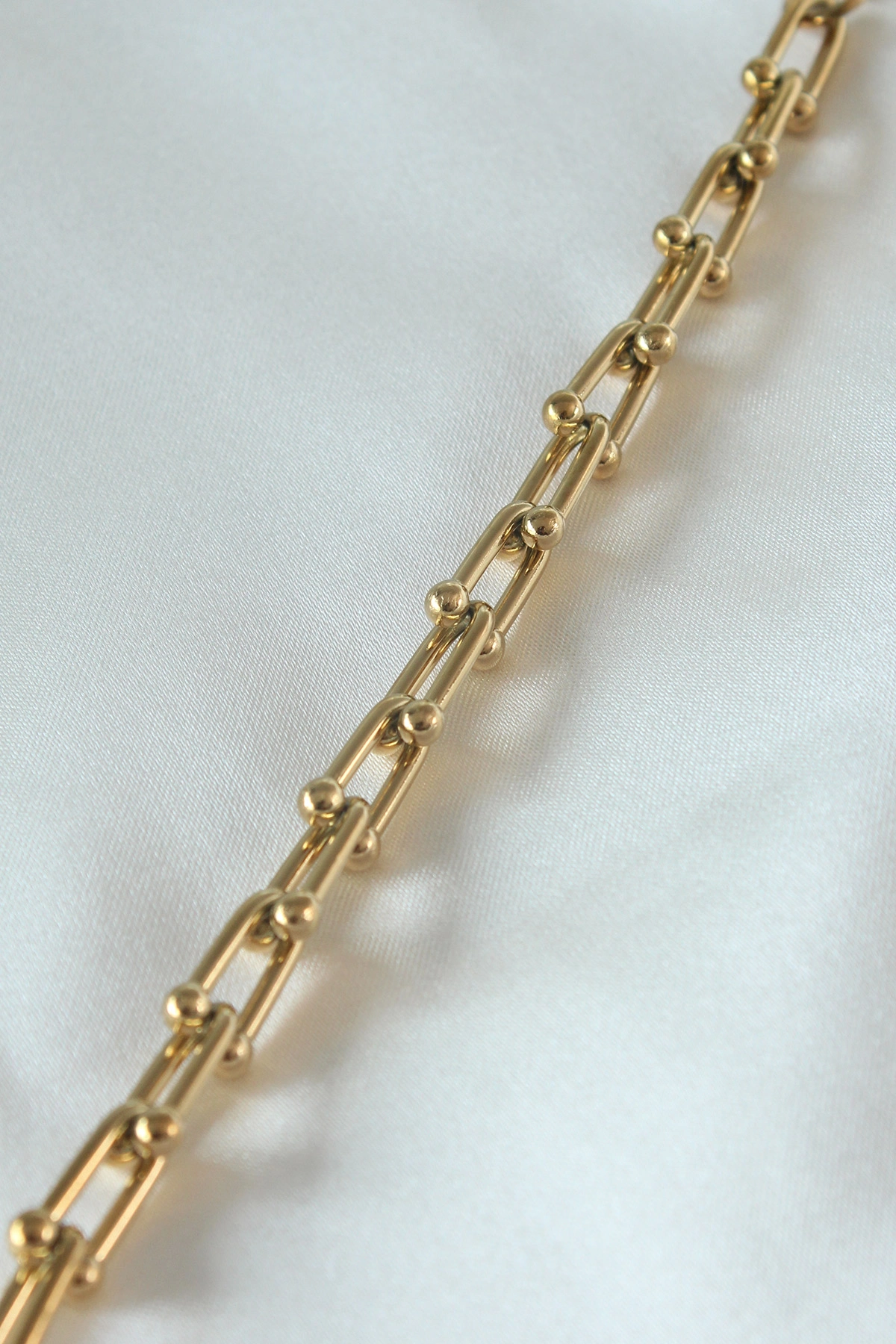 BUĞZ 316L ÇELİK GOLD RENK TİFANY MODEL KADIN BİLEKLİK - BUĞZ