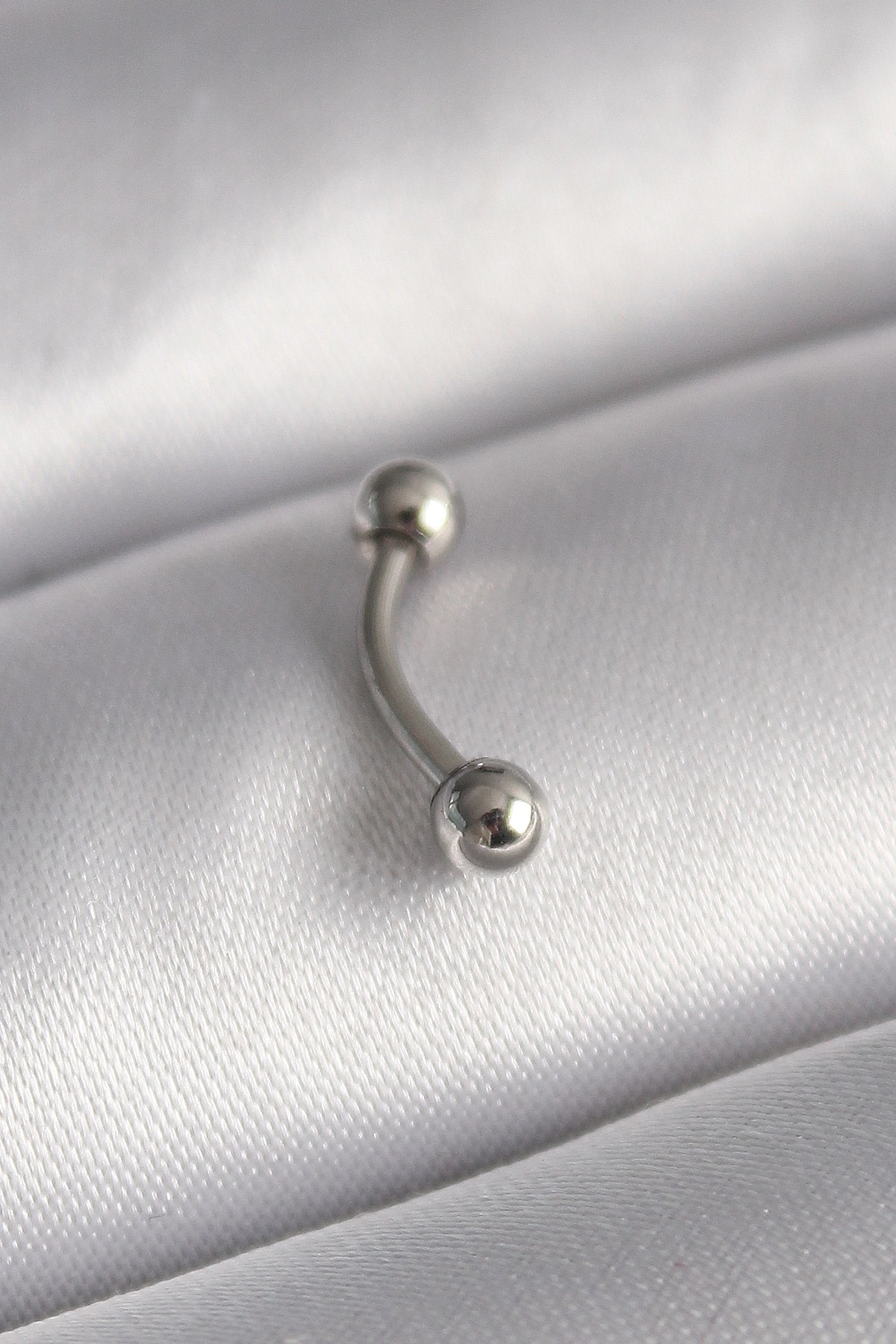 BUĞZ 316L Çelik Gümüş Renk Topçuk Model Piercing