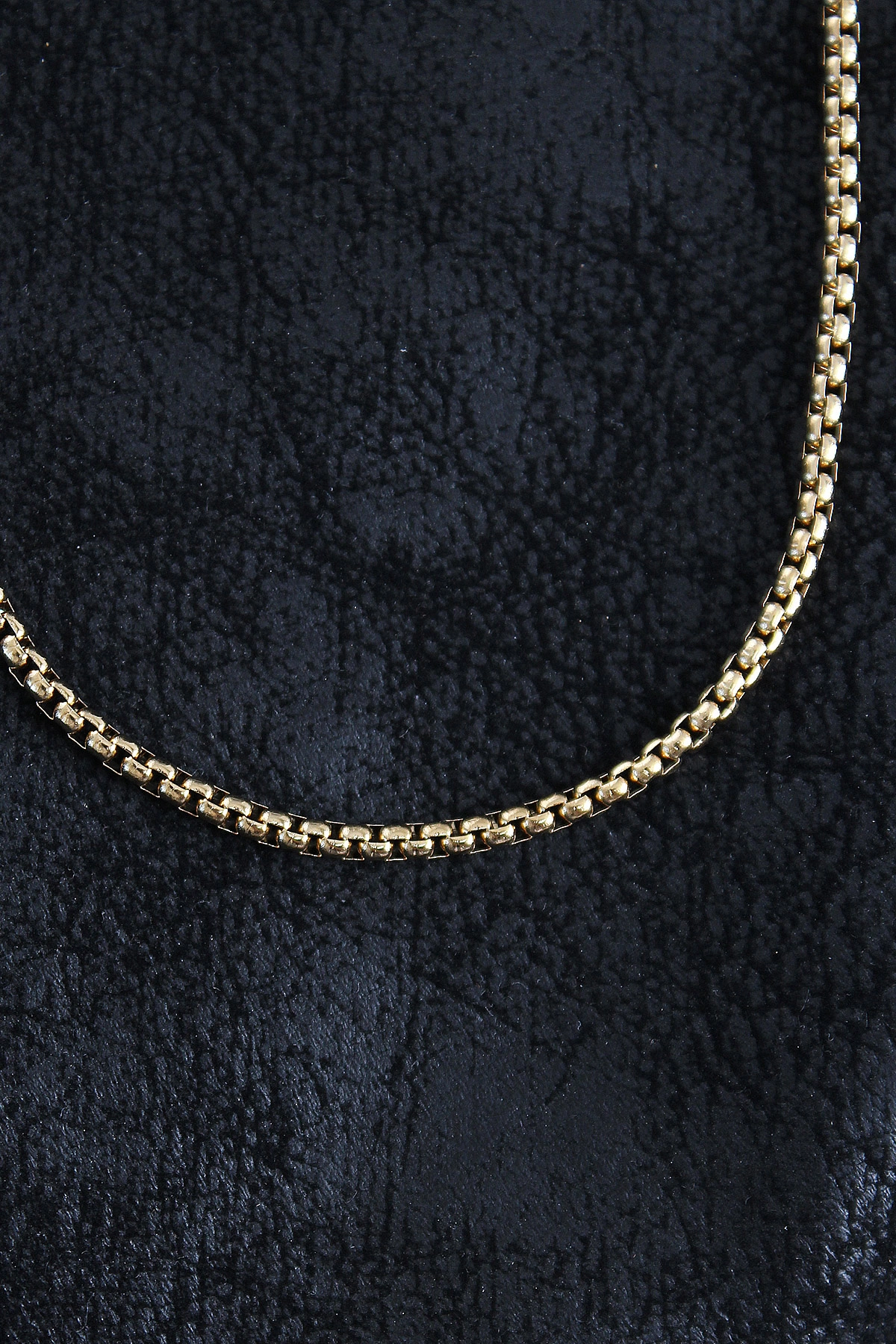 BUĞZ 316L ÇELİK ÖRME ZİNCİR MODEL GOLD RENK ERKEK KOLYE - BUĞZ