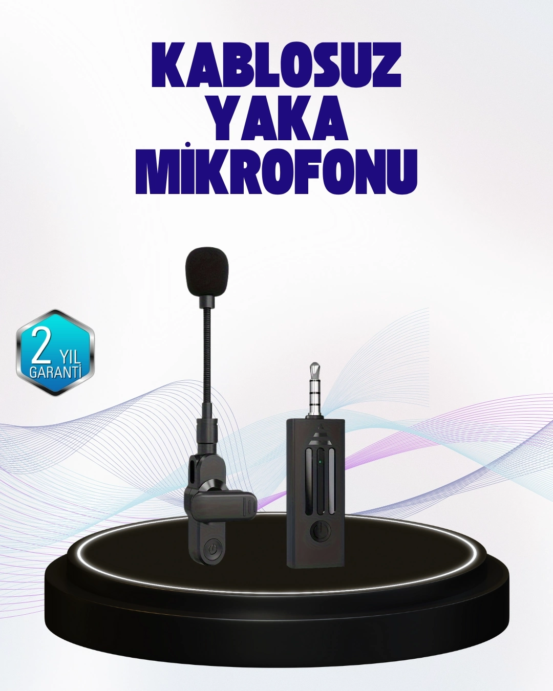 BUĞZ 360 Derece Ses Algılamalı Type C Şarjlı Yaka Mikrofonu