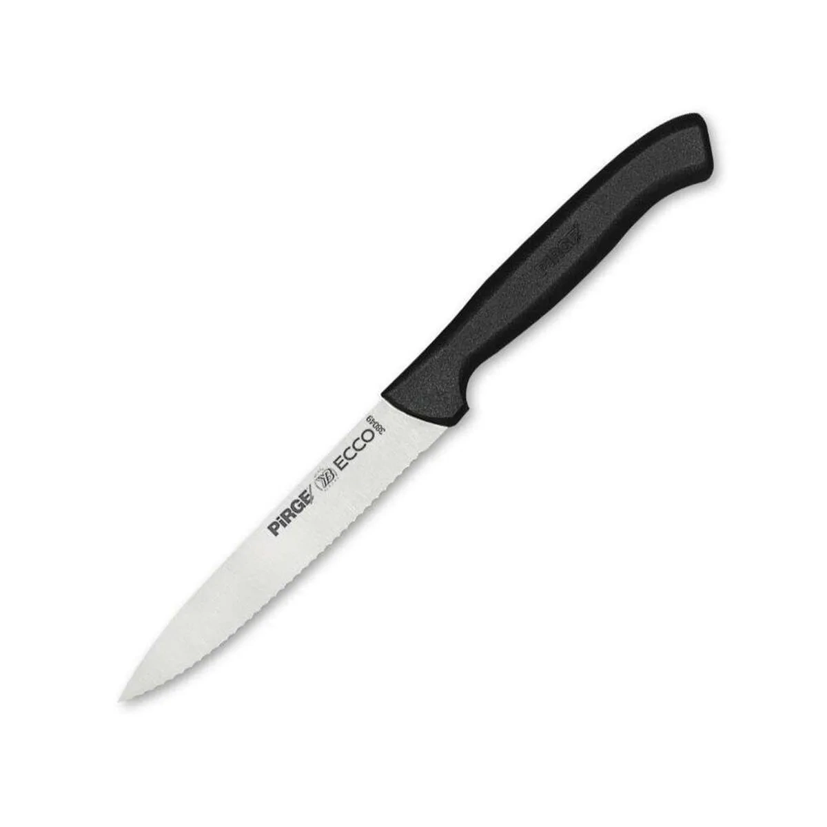 BUĞZ 38049 Ecco Tırtıklı Sebze, Et, Biftek Steak Bıçağı 12 Cm - Siyah BUĞZ 38049 Ecco Tırtıklı Sebze, Et, Biftek Steak Bıçağı 12 Cm - Siyah