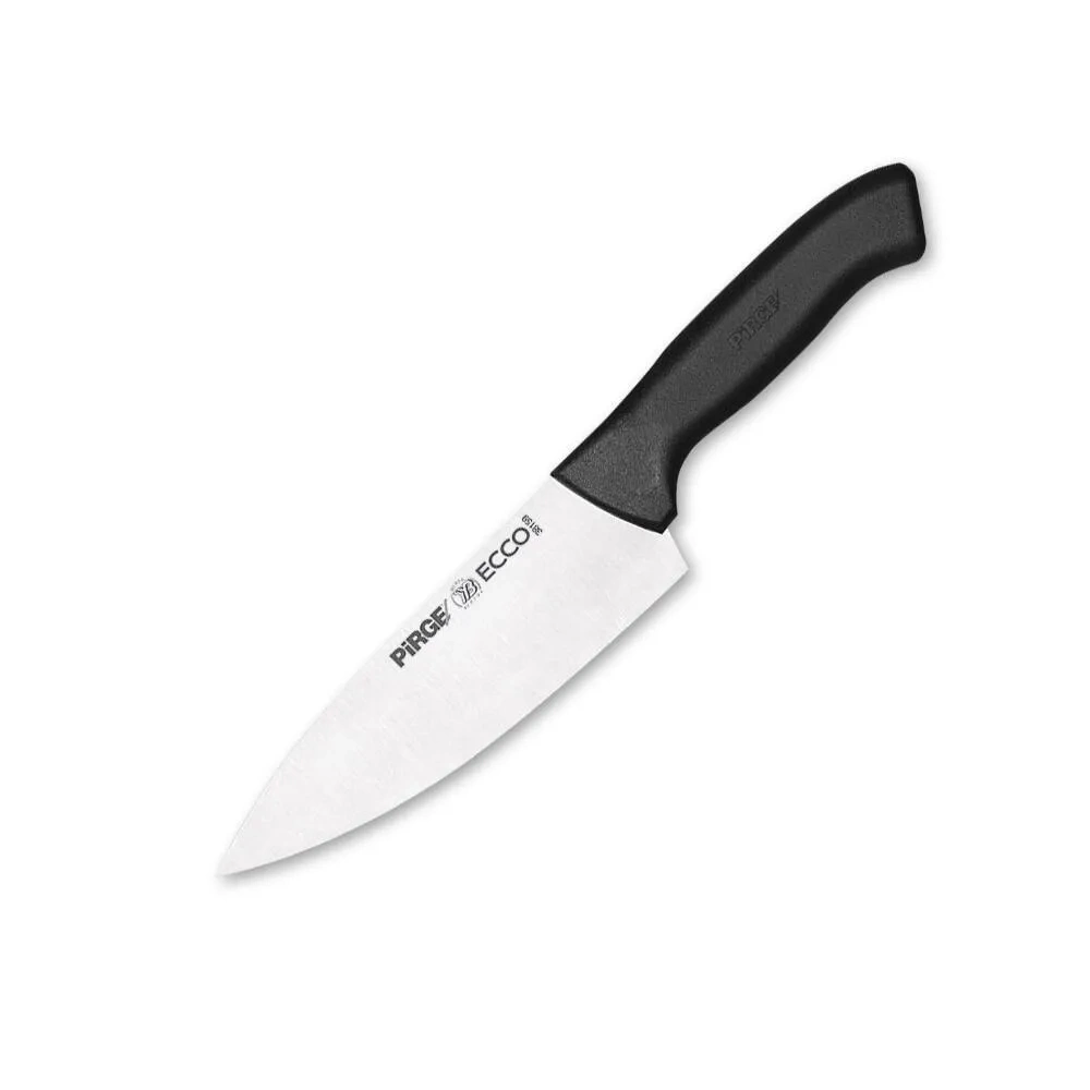 BUĞZ 38159 Ecco Şef Bıçağı 16 Cm - Siyah