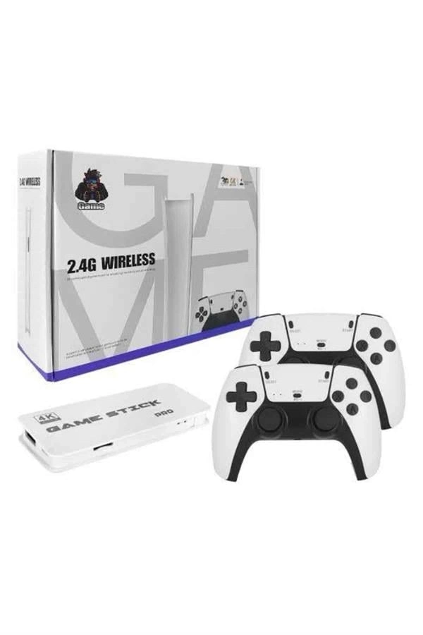 BUĞZ 3D 4K 2000 Oyunlu Game Stick Oyun Konsolu Çift Konsol