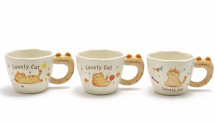 BUĞZ 3d Kedi Figürlü Kupa Bardak Alk5036