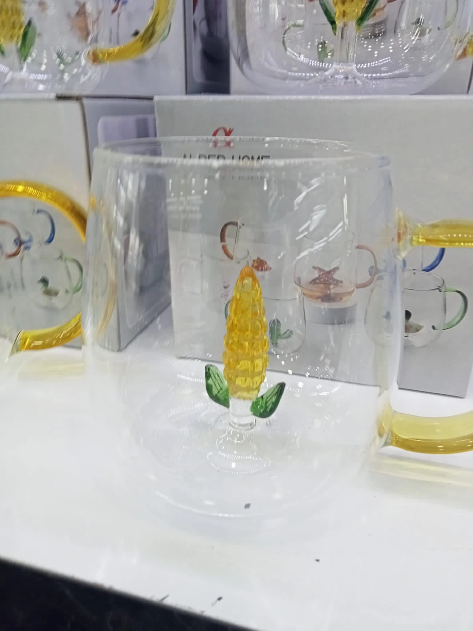 BUĞZ 3D MISIR FİGÜRLÜ KUPA BARDAK