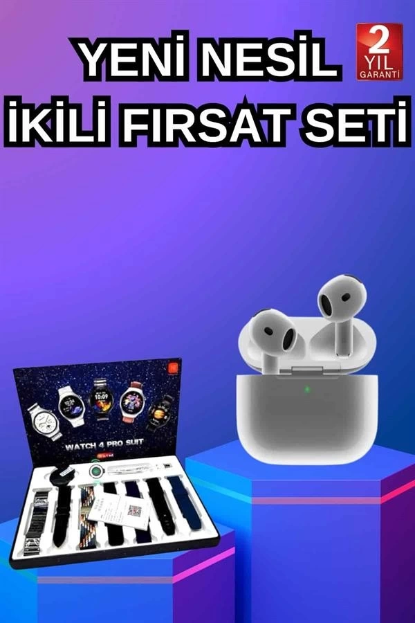 BUĞZ 3.Nesil TWS Bluetooth Kulaklık Bluetooth Bağlantılı Akıllı Saat Amoled Ekran Plastik Hasır Kordon BUĞZ 3.Nesil TWS Bluetooth Kulaklık Bluetooth Bağlantılı Akıllı Saat Amoled Ekran Plastik Hasır Kordon