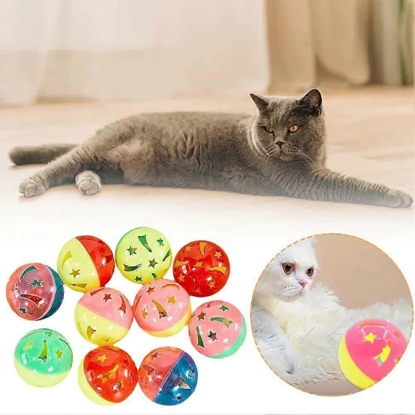 BUĞZ 4'lü Çıngıraklı Top Kedi Oyuncağı