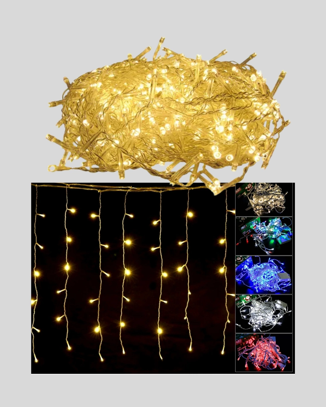 BUĞZ 4 Metre Şelale Led Işık Perdesi Dekoratif
