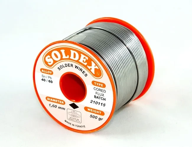 BUĞZ 40-60 Lehim Teli 500 Gr 1.6 Mm- Sn:40 / Pb:60
