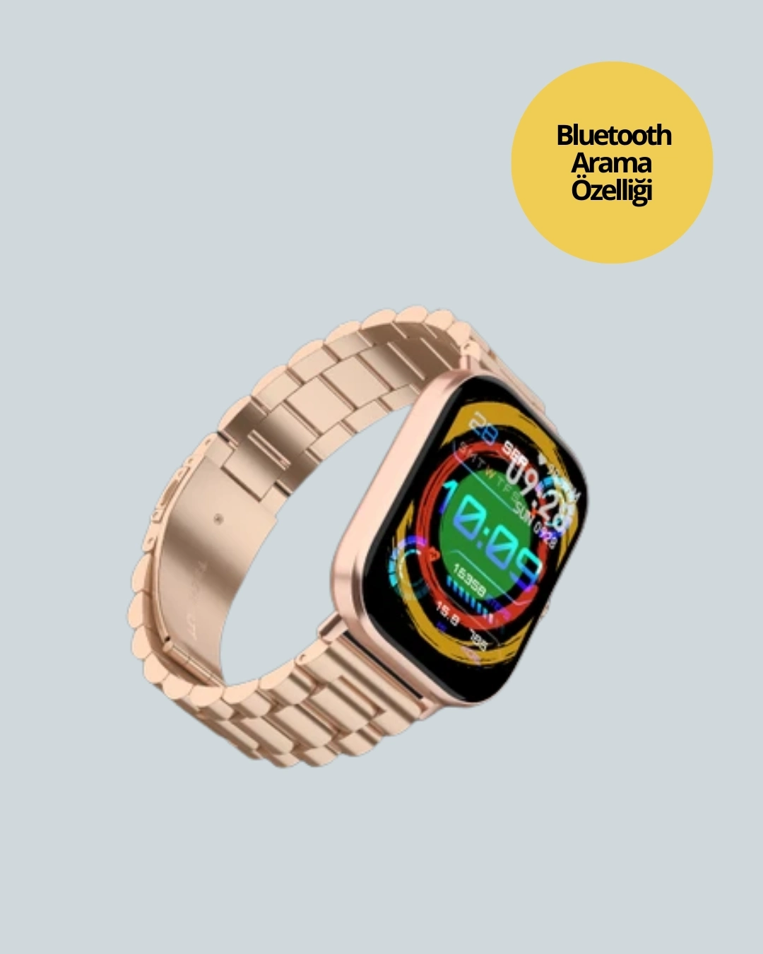 BUĞZ 41 mm Kavisli Kasa Akıllı Saat IOS ve Android Uyumlu