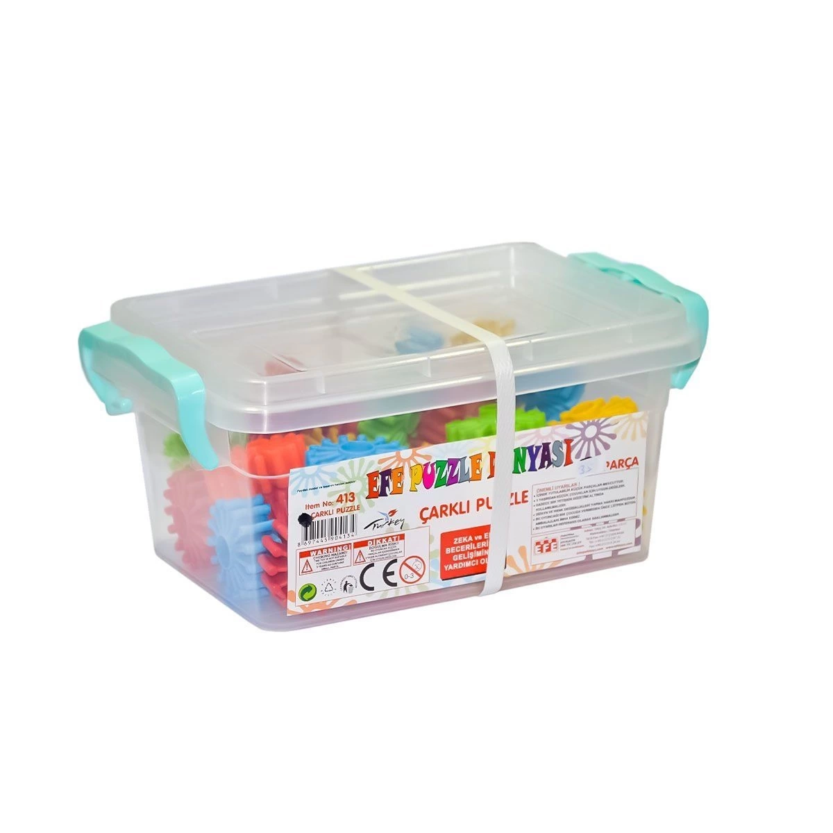BUĞZ 413 Çarklı Puzzle 35 Parça -Efetoys