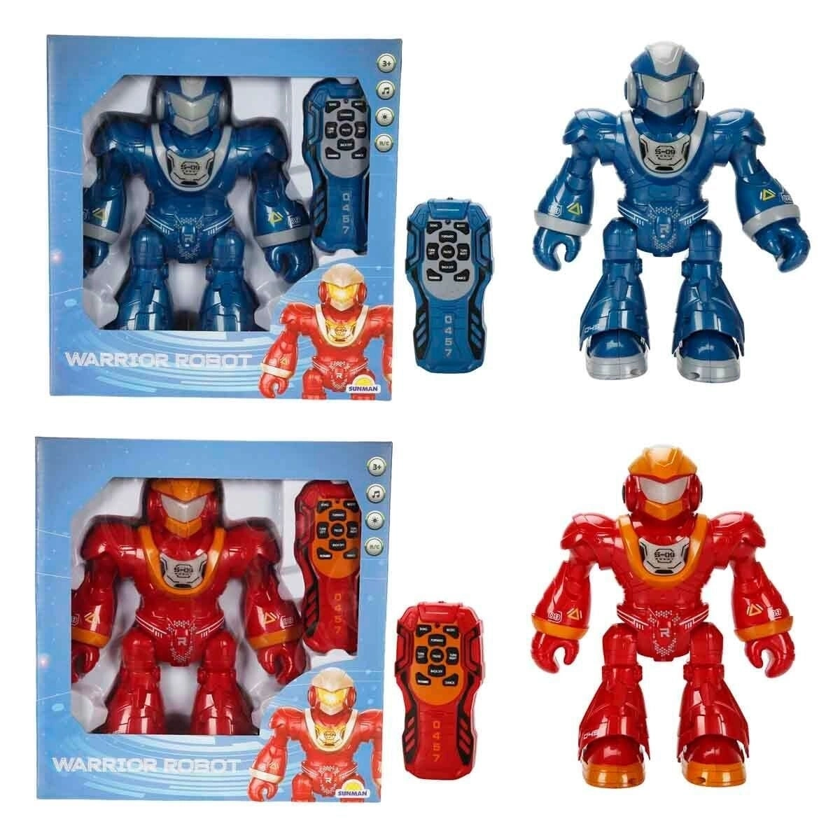 BUĞZ 4552 SUN-RST-RC SAVAŞÇI ROBOT SESLİ IŞIKLI 2R