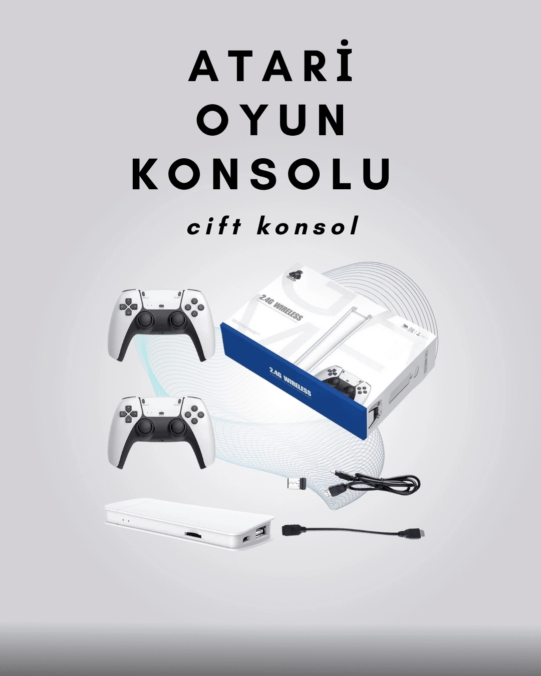 BUĞZ 4K Destekli Bluetooth Retro Oyun Konsolu – M15 Modeli
