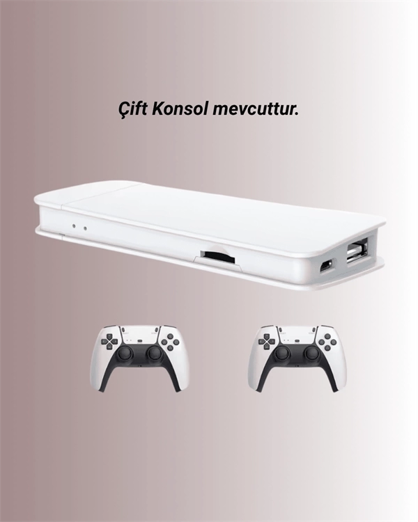 BUĞZ 4K Destekli Bluetooth Retro Oyun Konsolu – M15 Modeli
