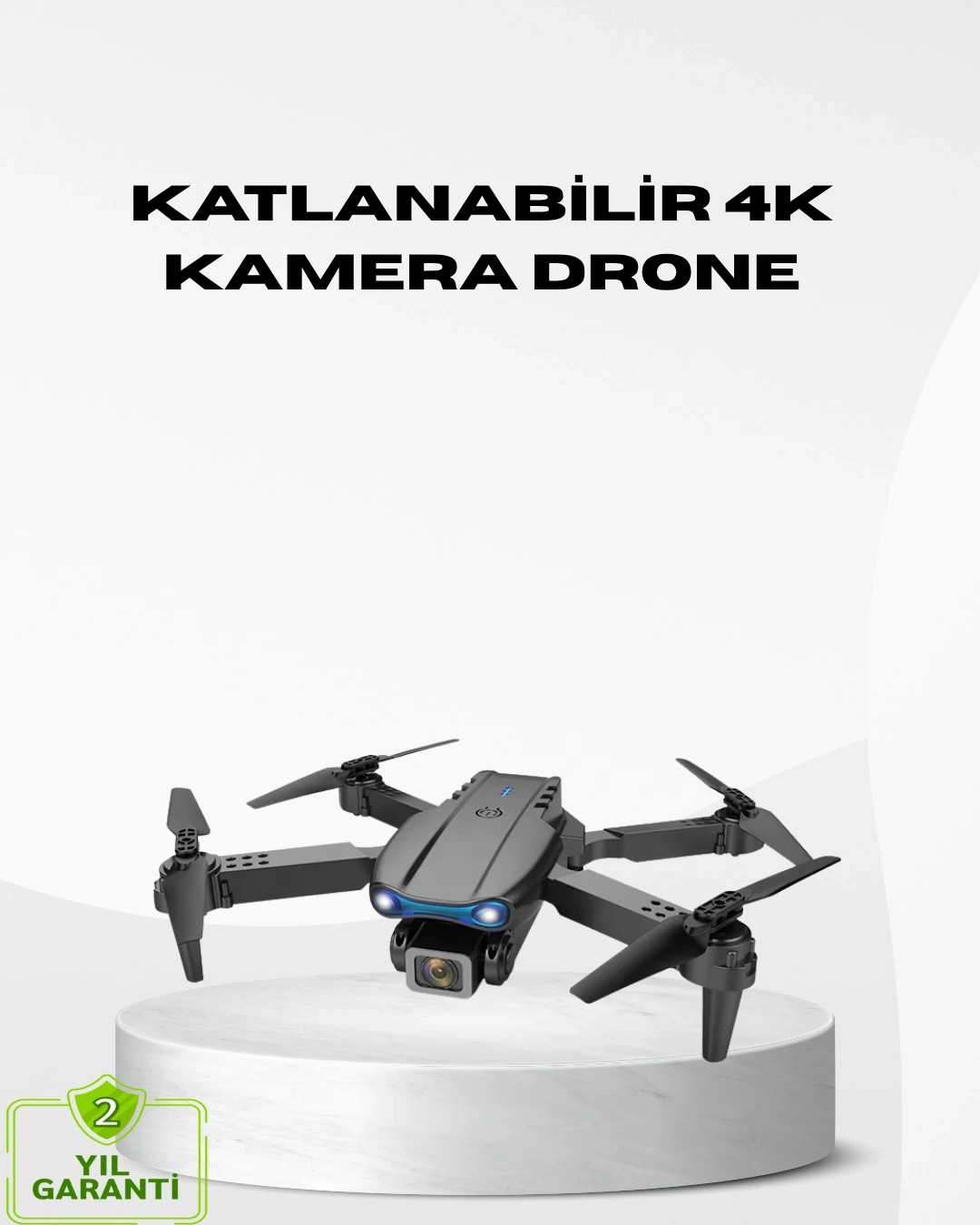 BUĞZ 4K Katlanabilir Drone Uzaktan Kontrollü Wi-Fi Görüntü Aktarımlı