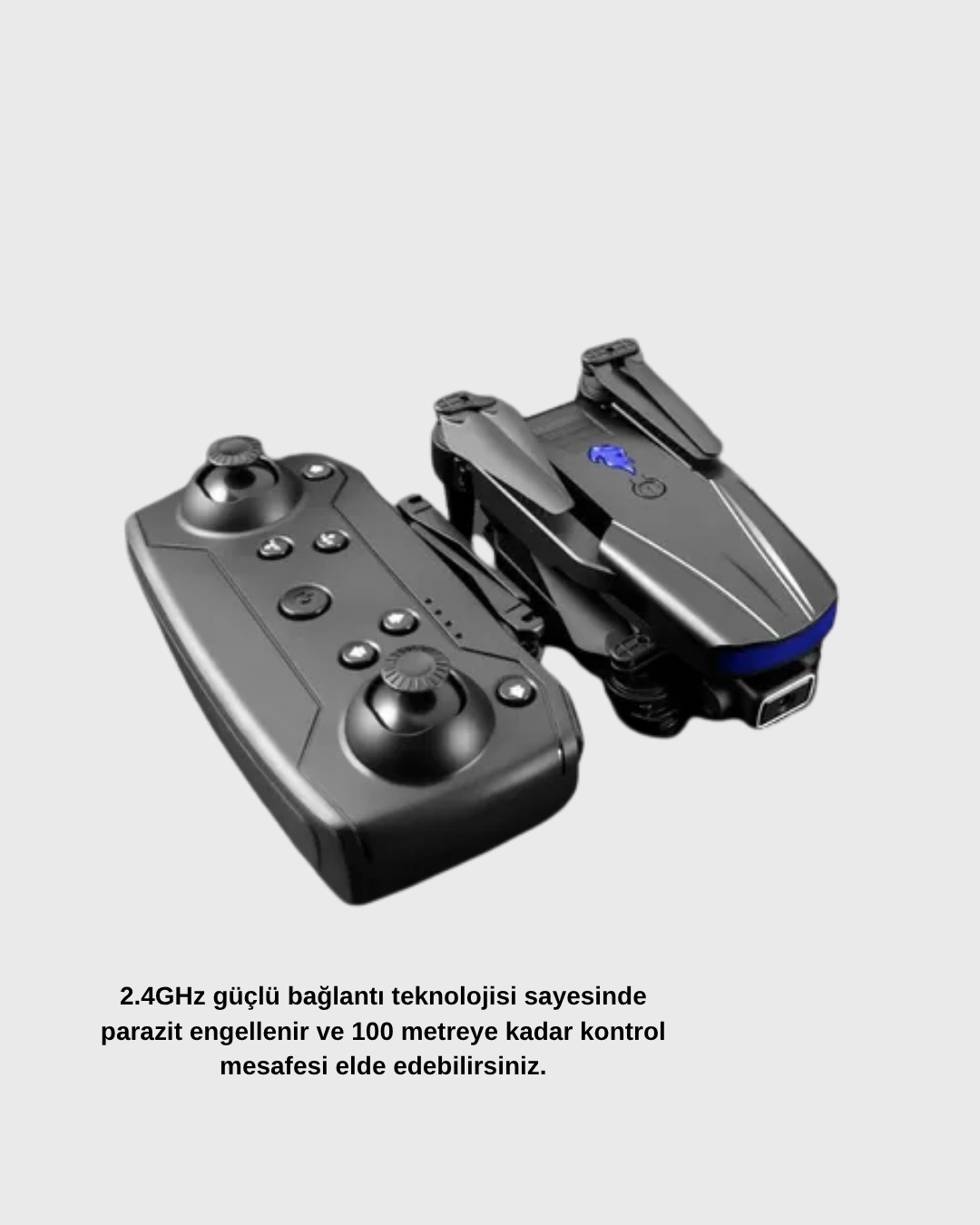 BUĞZ 4K Katlanabilir Drone Uzaktan Kontrollü Wi-Fi Görüntü Aktarımlı