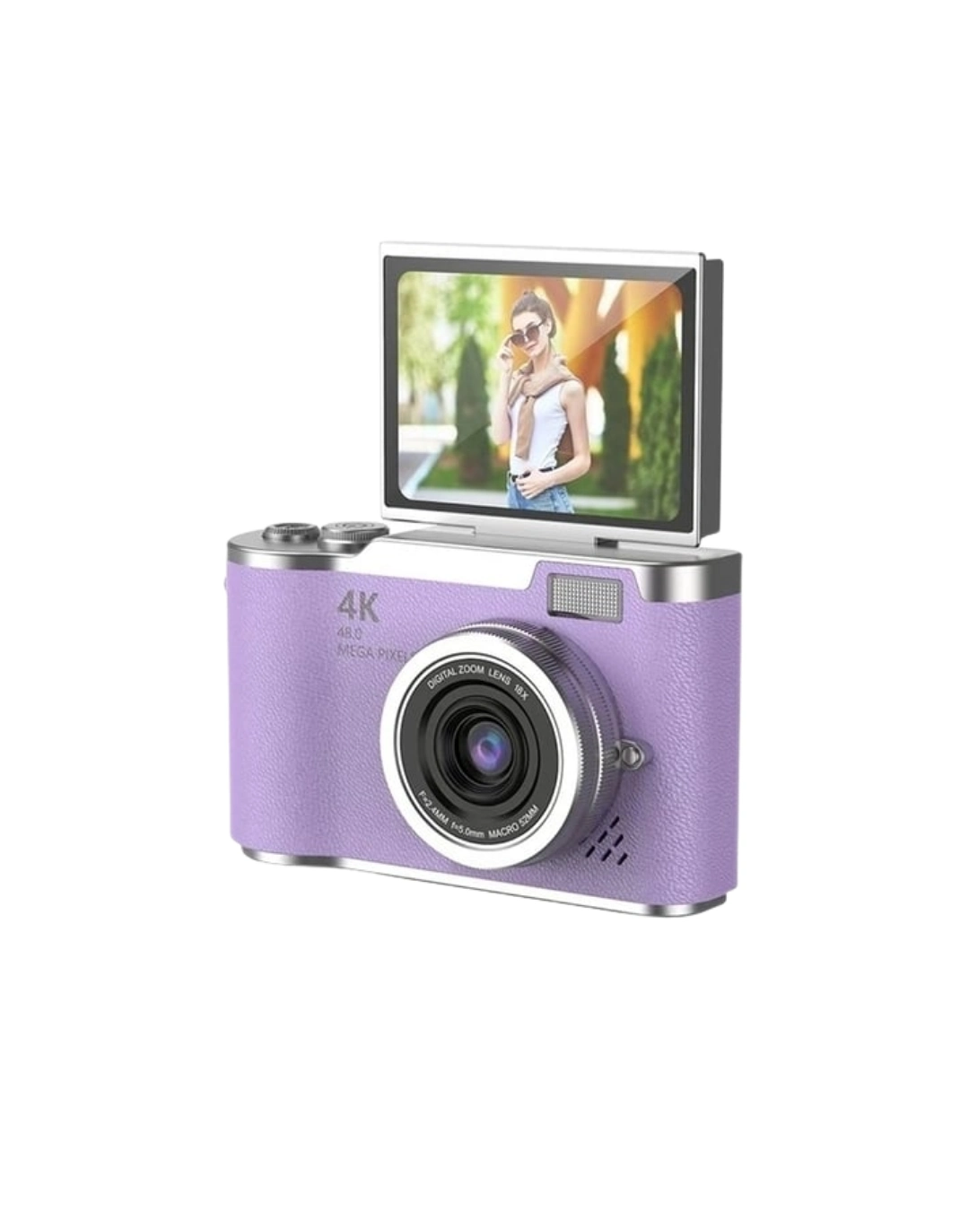 BUĞZ 4K KOMPAKT KAMERA 48 MP AUTOFOCUS FLASH ÖZELLİKLİ VLOG KAMERA - BUĞZ