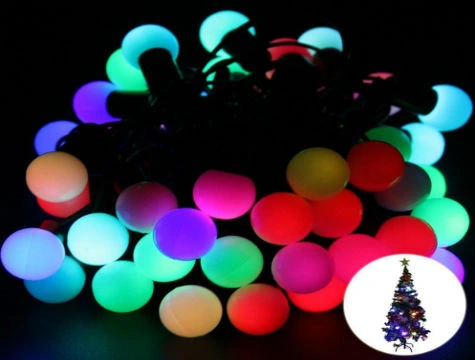 BUĞZ 5 METRE 28 MİNİ TOP RGB LED SİYAH KABLO BUĞZ 5 METRE 28 MİNİ TOP RGB LED SİYAH KABLO