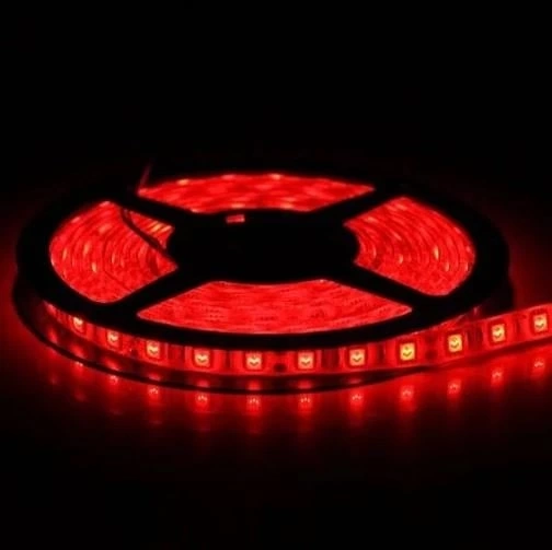 BUĞZ 5 METRE CATA CT 4482 10 Çip İç Mekan Şerit Led Kırmızı 12V