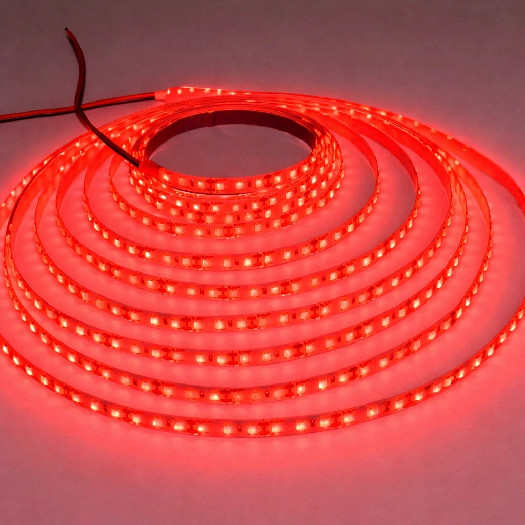 BUĞZ 5 METRE CATA CT 4482 10 Çip İç Mekan Şerit Led Kırmızı 12V