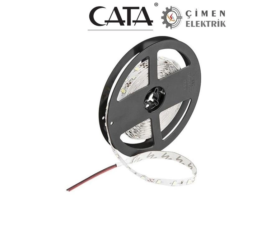 BUĞZ 5 METRE CATA CT 4537 Şerit Led 12 Çip 3200K Gün Işığı