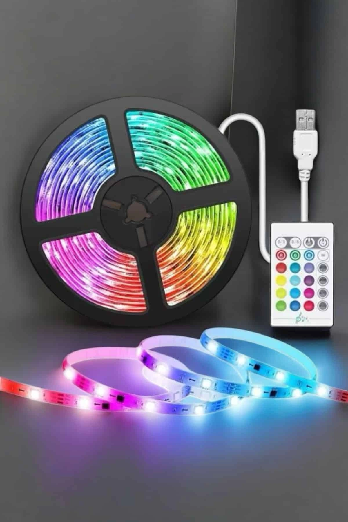 BUĞZ 5M RGB Işıklı Her Ortama Uygun Led Işık