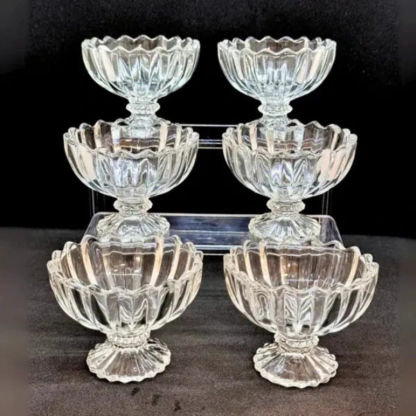 BUĞZ 6'LI KRİSTAL ÇEREZLİK SETİ
