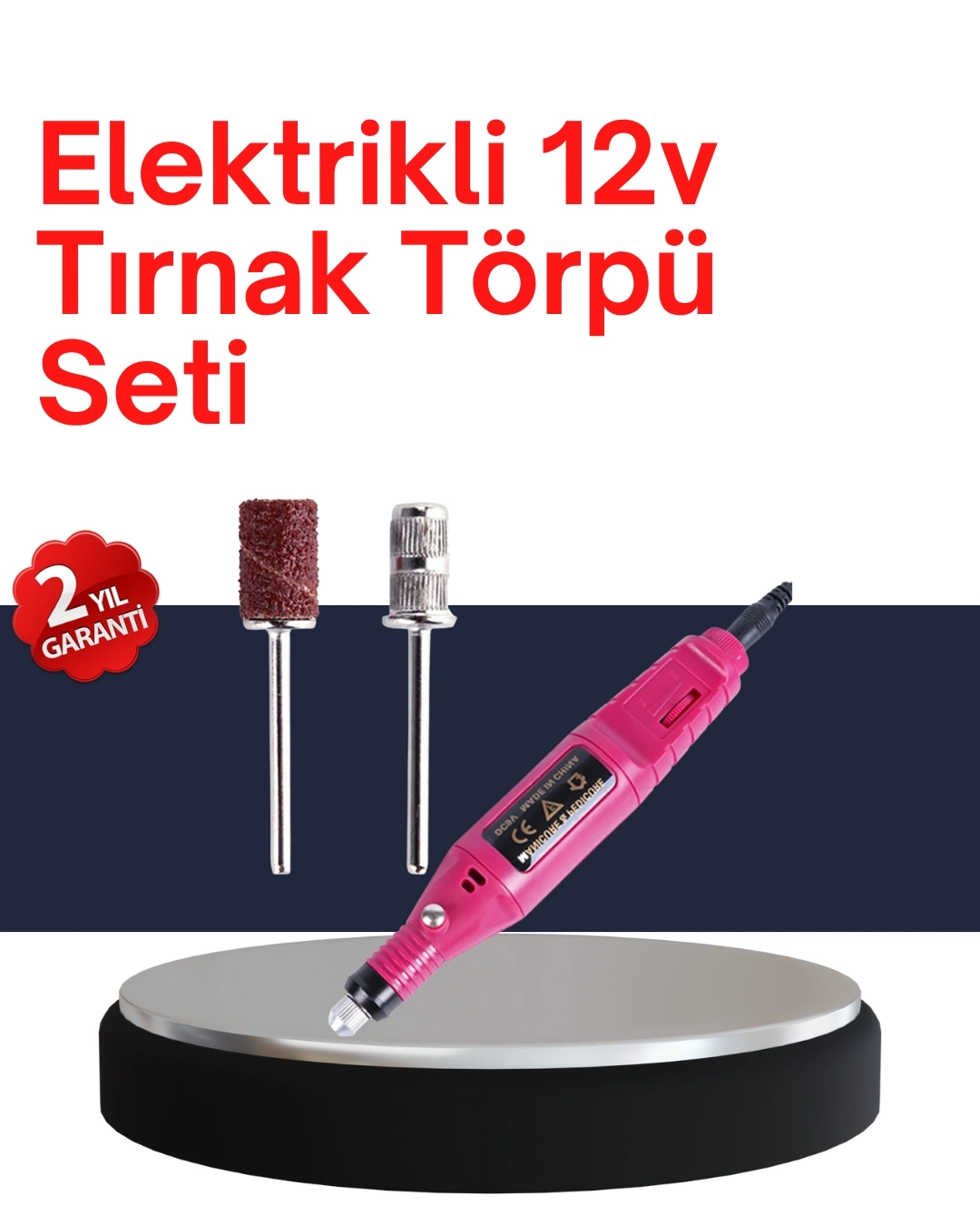 BUĞZ 6 Uçlu Elektrikli Manikür Pedikür Seti