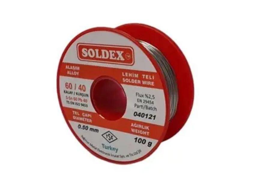 BUĞZ 60/40 Lehim Teli 100 Gr 0,50 Mm (sn:60 / Pb:40) BUĞZ 60/40 Lehim Teli 100 Gr 0,50 Mm (sn:60 / Pb:40)