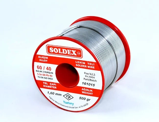 BUĞZ 60-40 Lehim Teli 500 Gr 3 Mm - Sn:60 / Pb:40 BUĞZ 60-40 Lehim Teli 500 Gr 3 Mm - Sn:60 / Pb:40
