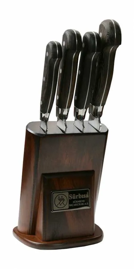 BUĞZ 61502ym - Sürmene Yöresel Mutfak Bıçağı Seti - 4 Lü Set