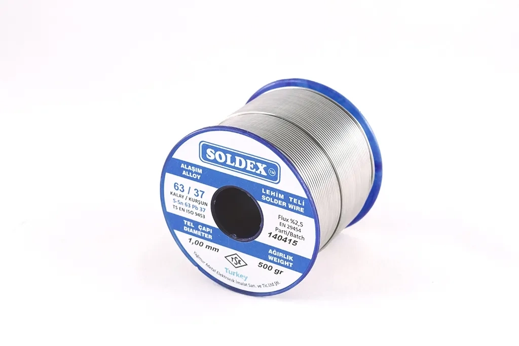 BUĞZ 63-37 Lehim Teli 200 Gr 1 Mm, Sn:63 - Pb:37 BUĞZ 63-37 Lehim Teli 200 Gr 1 Mm, Sn:63 - Pb:37