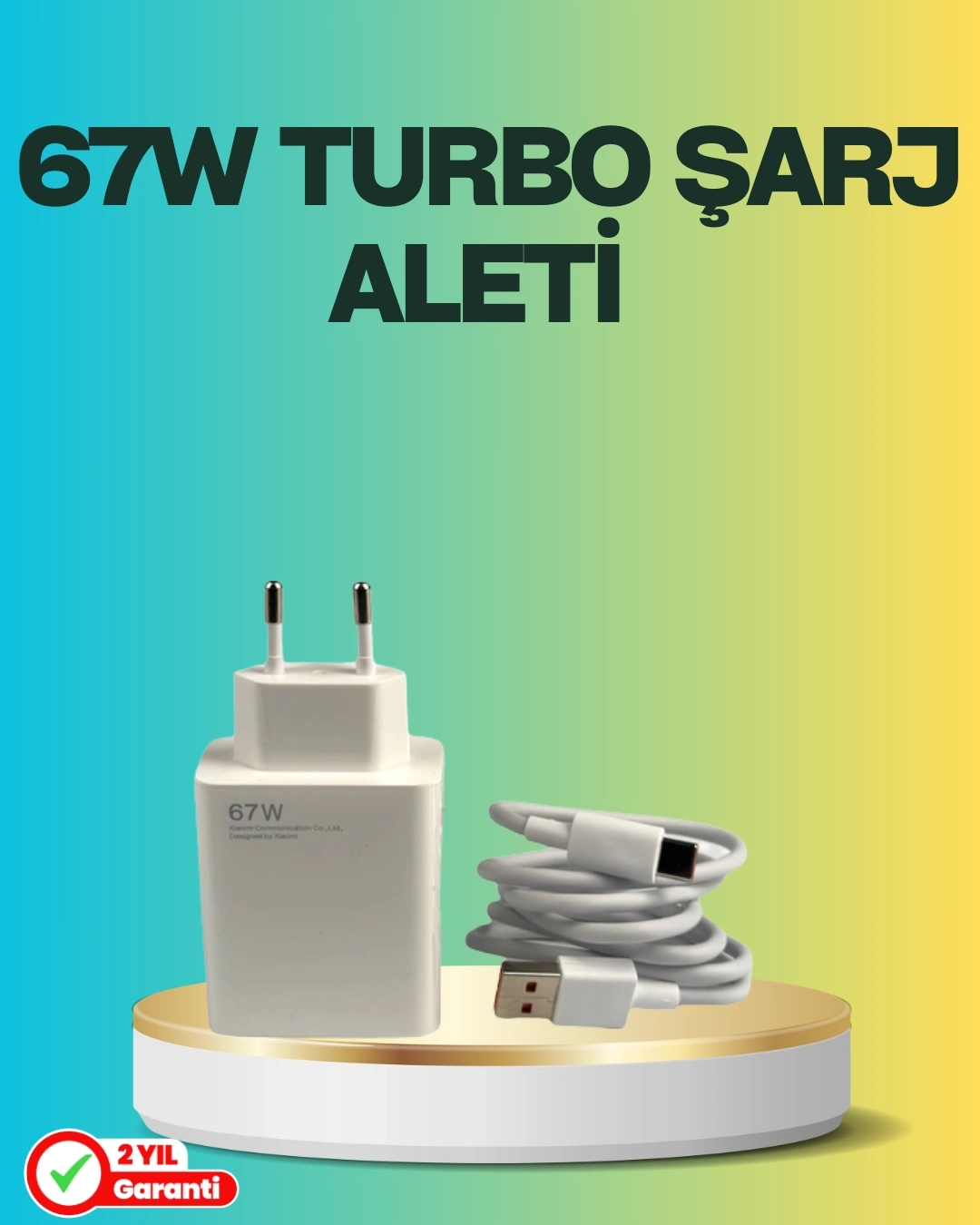 BUĞZ 67 Watt Type C Turbo Şarj Seti