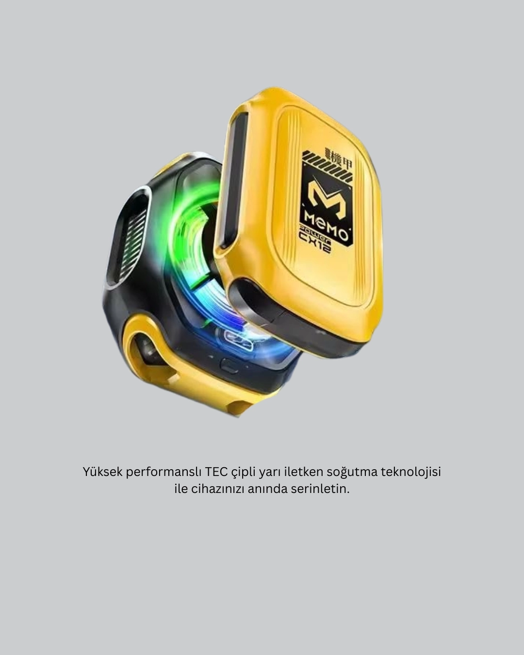 BUĞZ 7 Kanatlı Vortex Fanlı Akıllı Telefon Soğutma Aparatı BUĞZ 7 Kanatlı Vortex Fanlı Akıllı Telefon Soğutma Aparatı