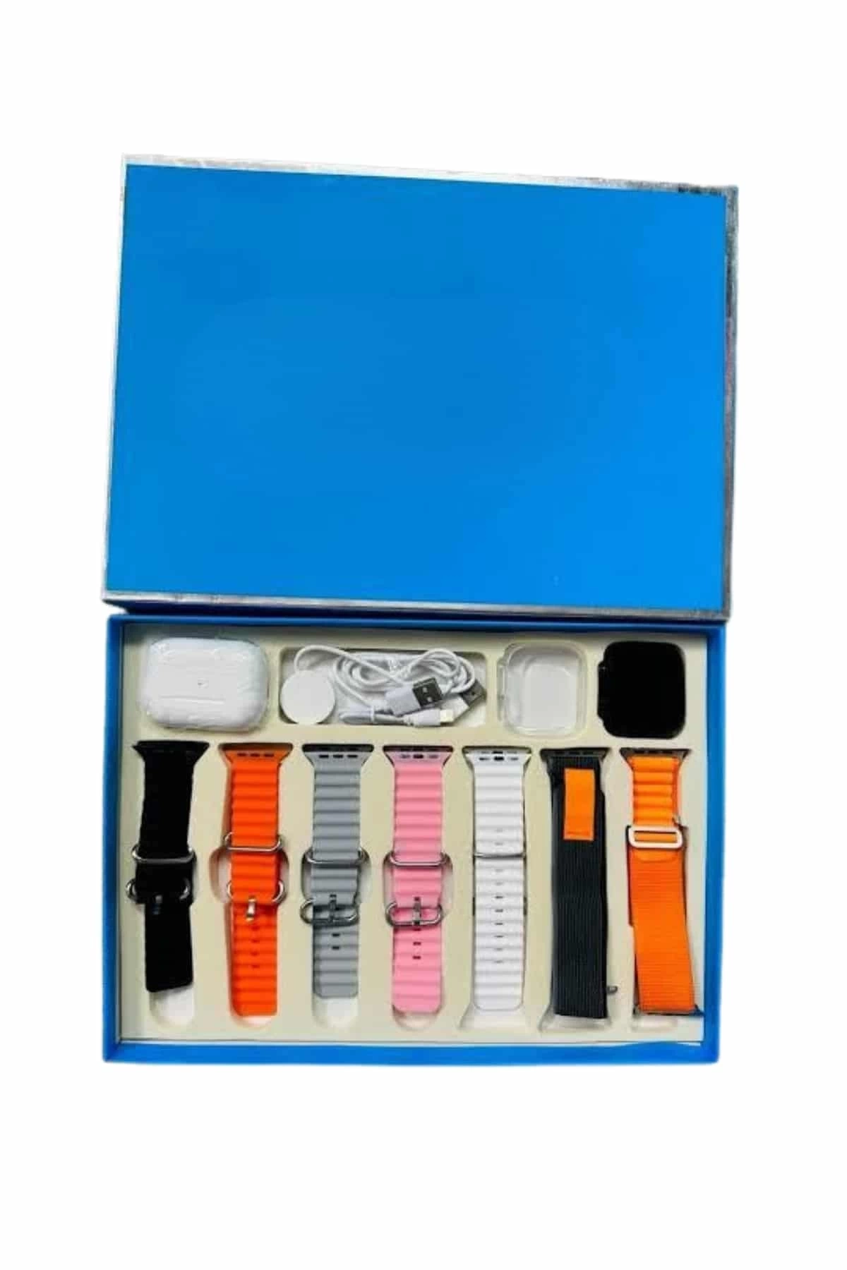 BUĞZ 7 Kordonlu Unisex Akıllı Saat Çoklu Kordon Seçeneği Amoled Ekran BUĞZ 7 Kordonlu Unisex Akıllı Saat Çoklu Kordon Seçeneği Amoled Ekran
