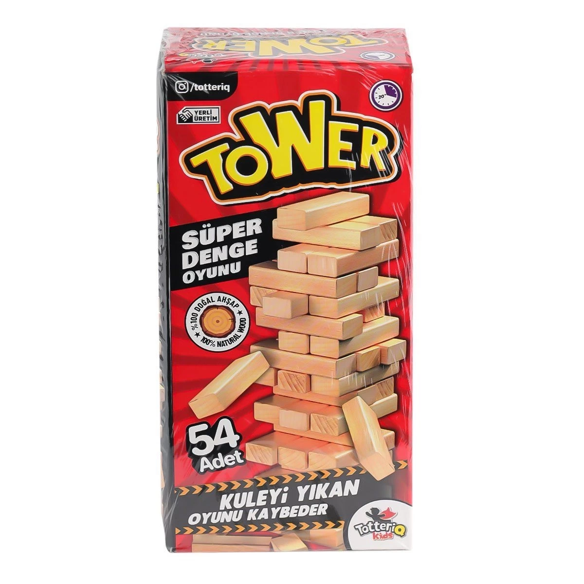 BUĞZ 7314 Tower Denge Oyunu 54 Parça -Totteriq