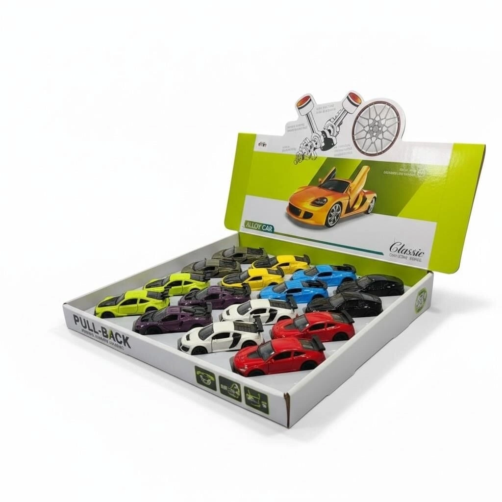 BUĞZ 8.5CM 1:64 KAPILARI AÇILAN SPOR ÇEKBIRAK ARABA