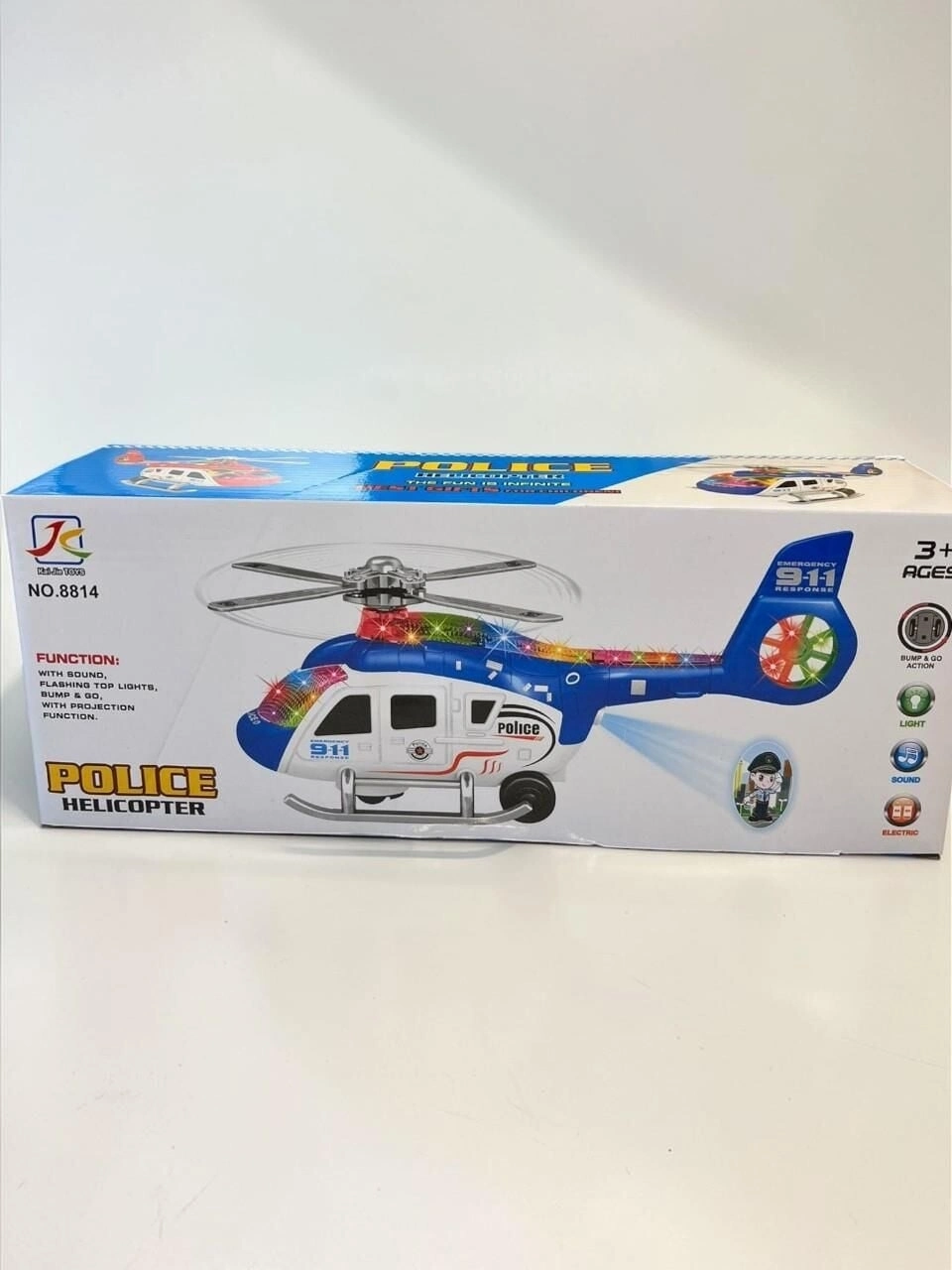 BUĞZ 8814 SESLİ IŞIKLI ÇARP DÖN HELİKOPTER-KRS