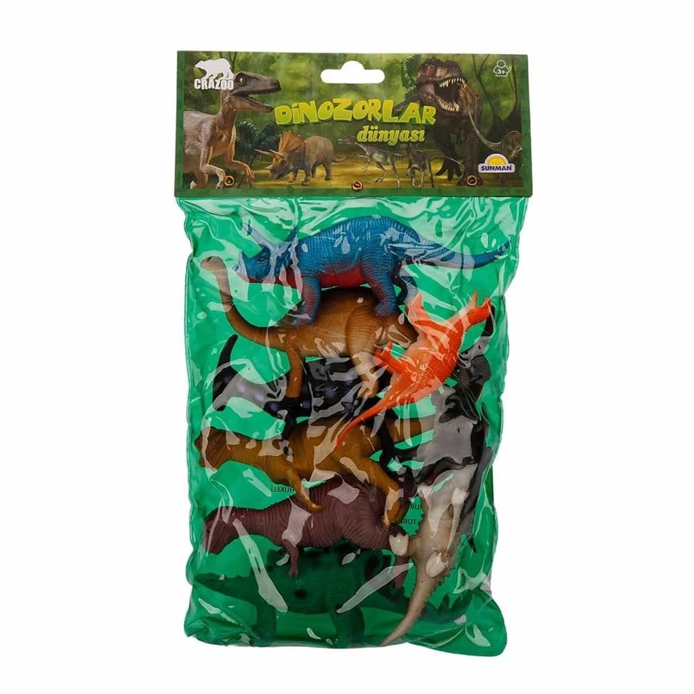 BUĞZ 9 lu Dinozor Figür Seti 12-20 cm