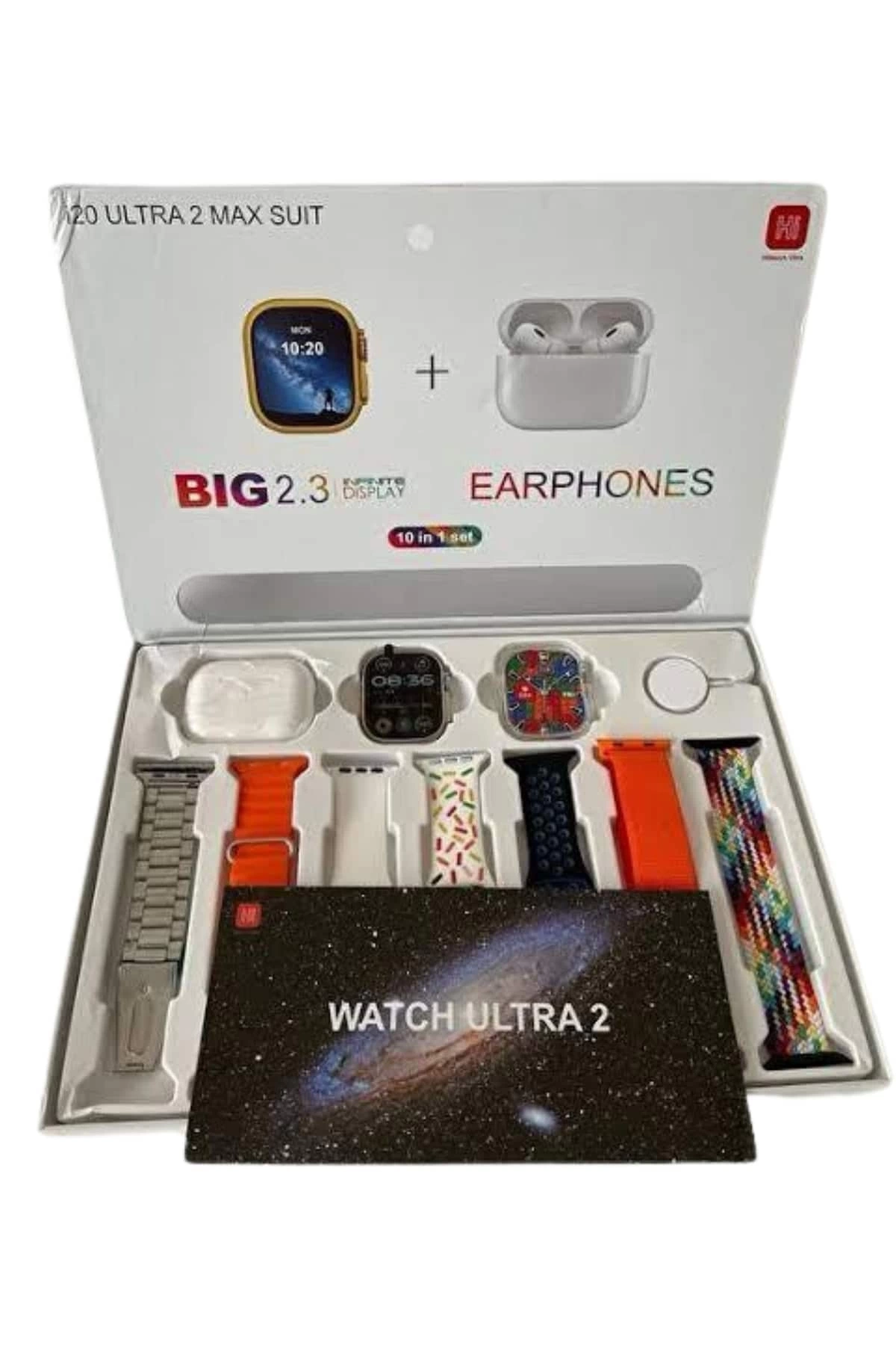 BUĞZ 9 Ultra Akıllı Saat 49mm 2inç Ekran 7 Kordonlu ve Bluetooth Kulaklık