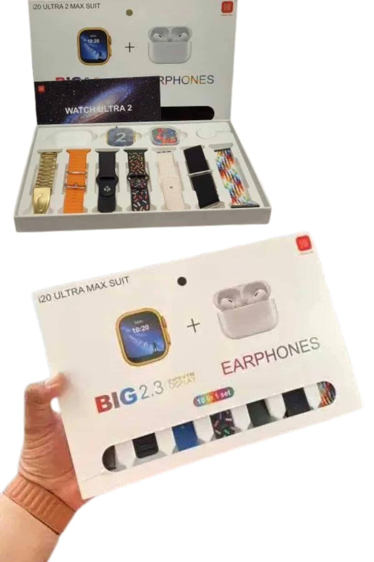 BUĞZ 9 Ultra Akıllı Saat 49mm 2inç Ekran 7 Kordonlu ve Bluetooth Kulaklık