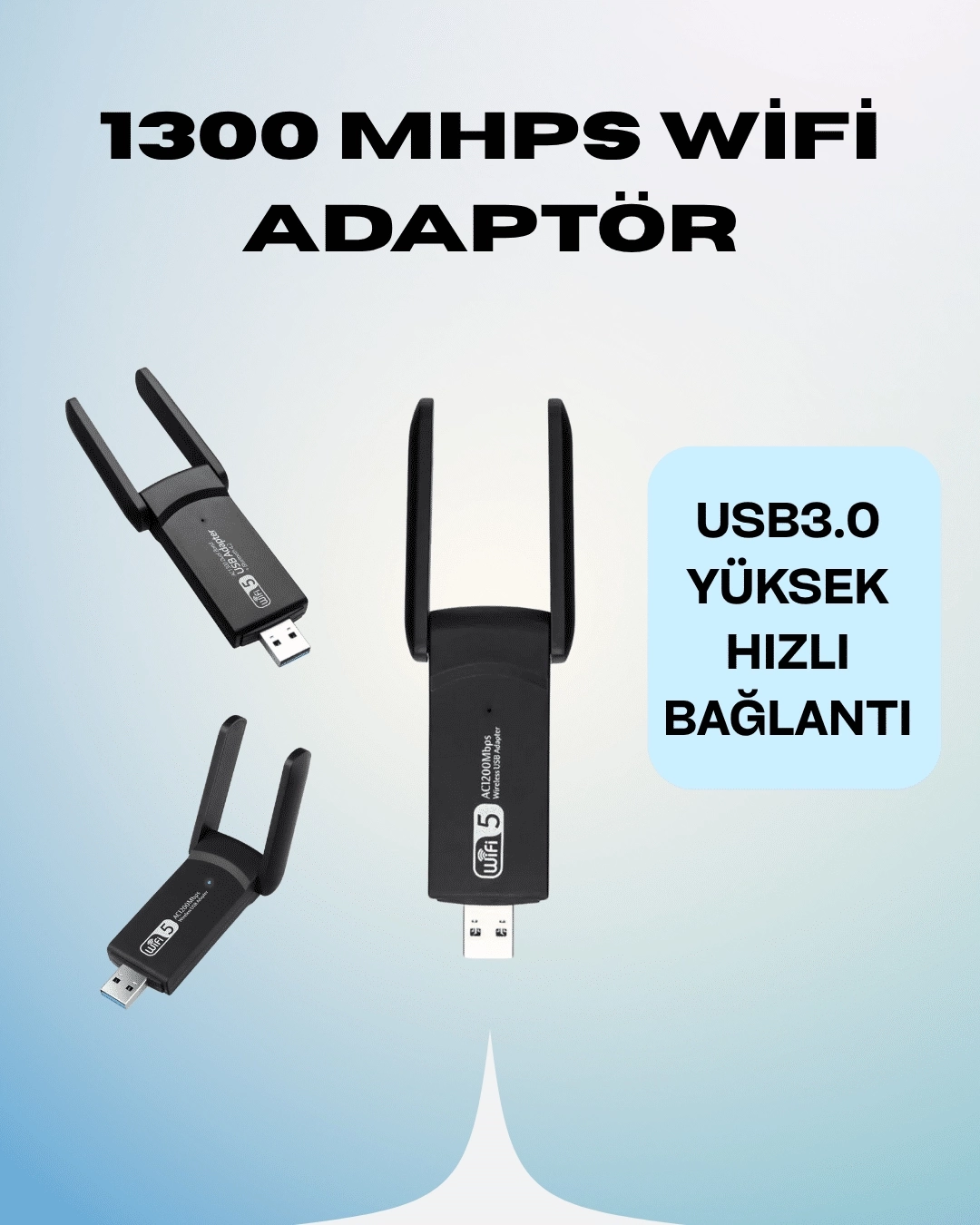 BUĞZ AC1200 USB WiFi Adaptör